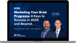 Marketing Your Grad Programs: 4 Keys to Success in 2025 and Beyond