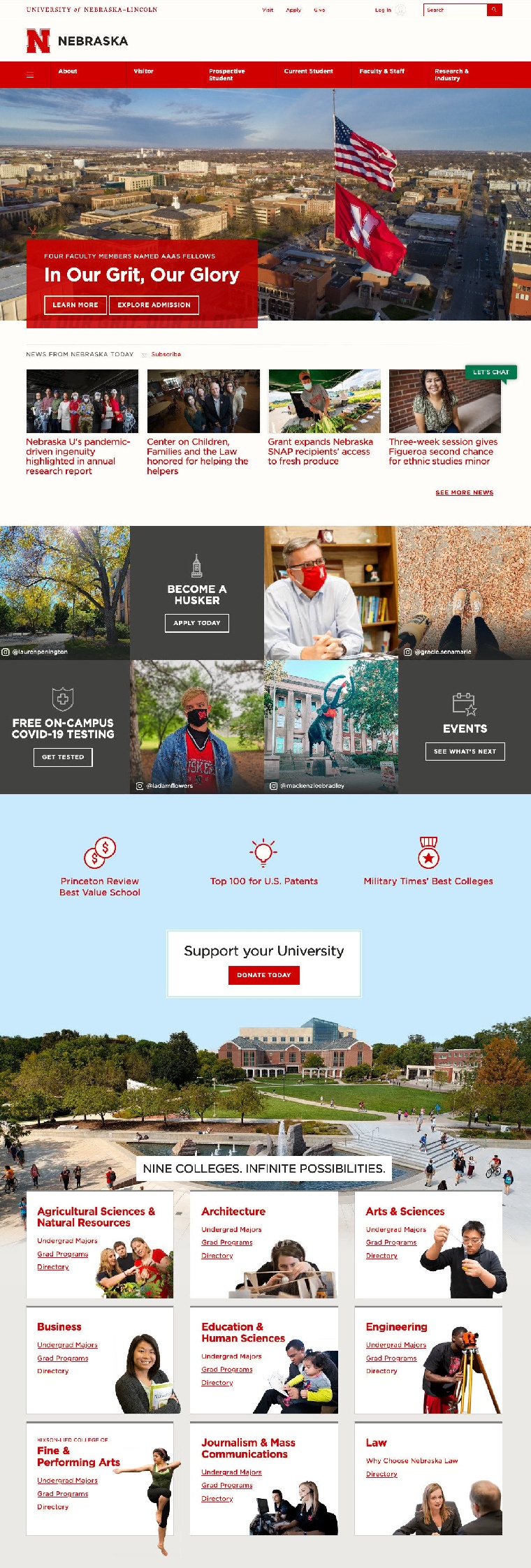 UNL Homepage-1