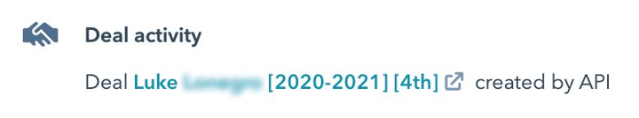 a deal for the contact's son