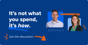 It's not what you spend, it's how.