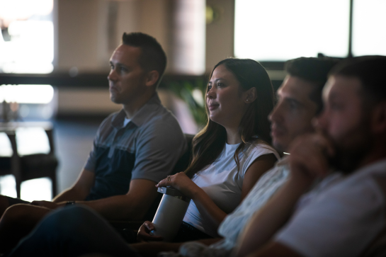 our team listening