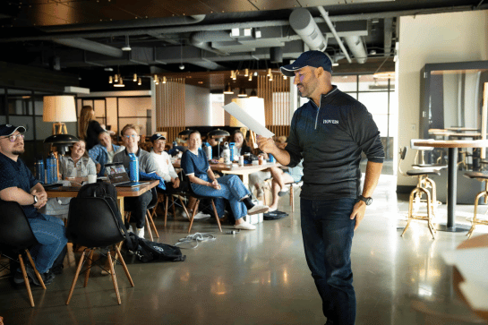 tony presenting at dev days
